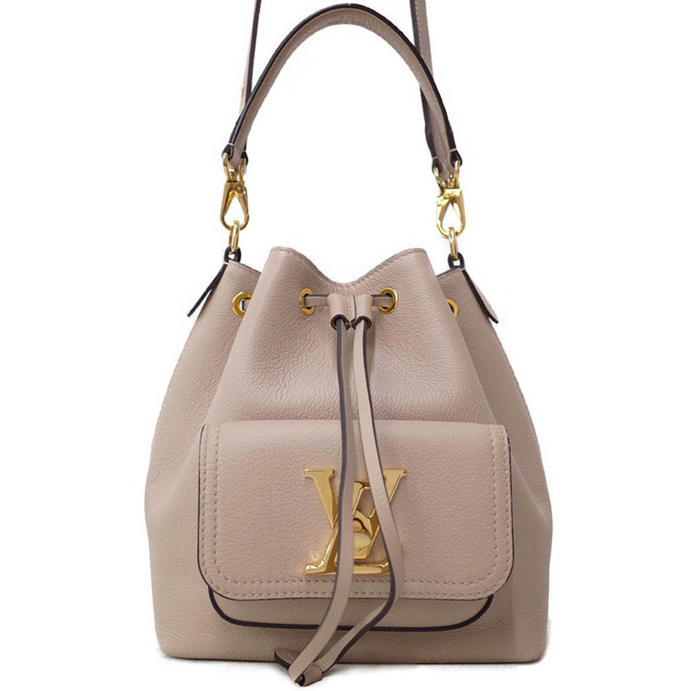 Louis Vuitton Lock Me Bucket NM 2way Bag Greige